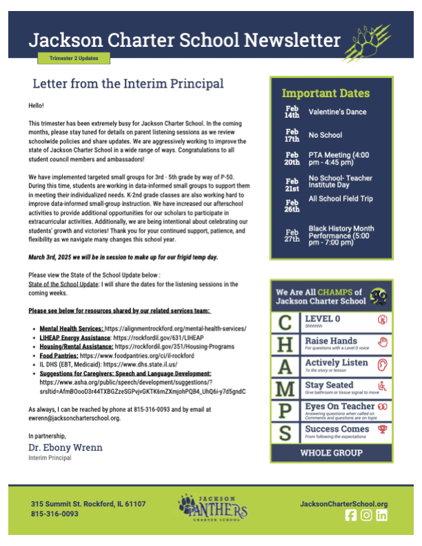 Trimester 2 Newsletter Updates FINAL pg1